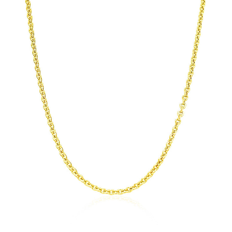 Forsantina Lite Cable Link Chain in 14k Yellow Gold (1.9 mm)