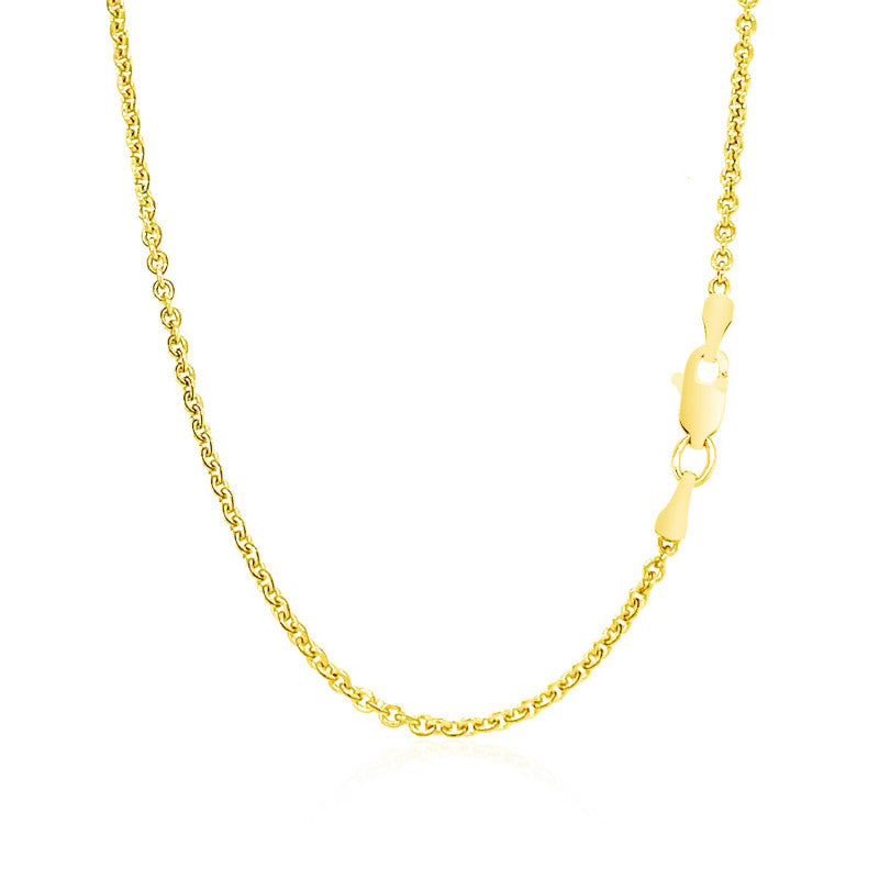 Forsantina Lite Cable Link Chain in 14k Yellow Gold (1.9 mm)