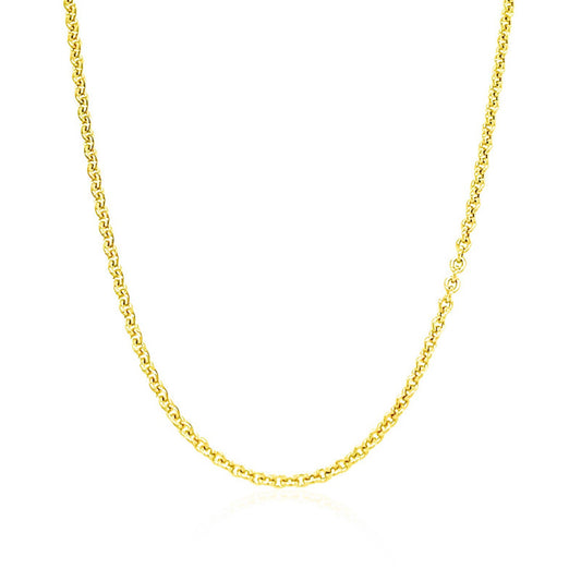 Forsantina Lite Cable Link Chain in 14k Yellow Gold (1.9 mm)