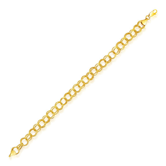 Lite Charm Bracelet in 14k Yellow Gold (8.0mm)